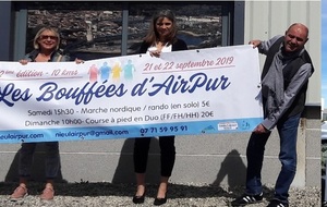 Banderole Les Bouffées et Marche d'AirPur 2019
